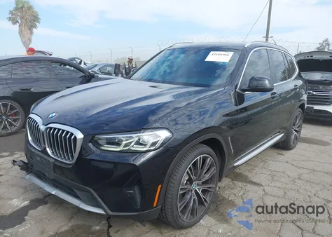 2022 BMW X3 Sdrive30I из США, поврежденный, VIN 5UX43DP03N9J40776